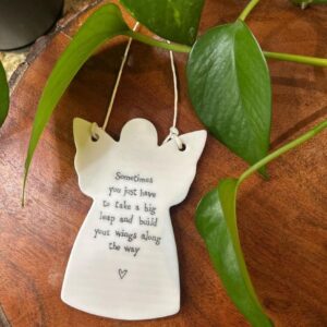 Ornament - Sometimes you just have to take a big leap and build your wings along the way.