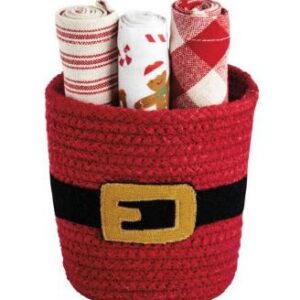 Santa Basket Towel Set