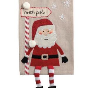 Santa Dangle Leg Towel