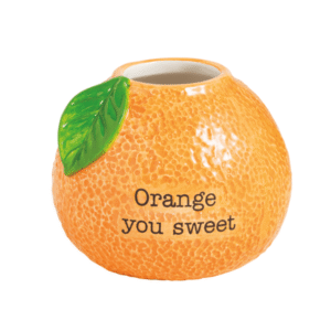 Mudpie Orange You Sweet Bud Vase